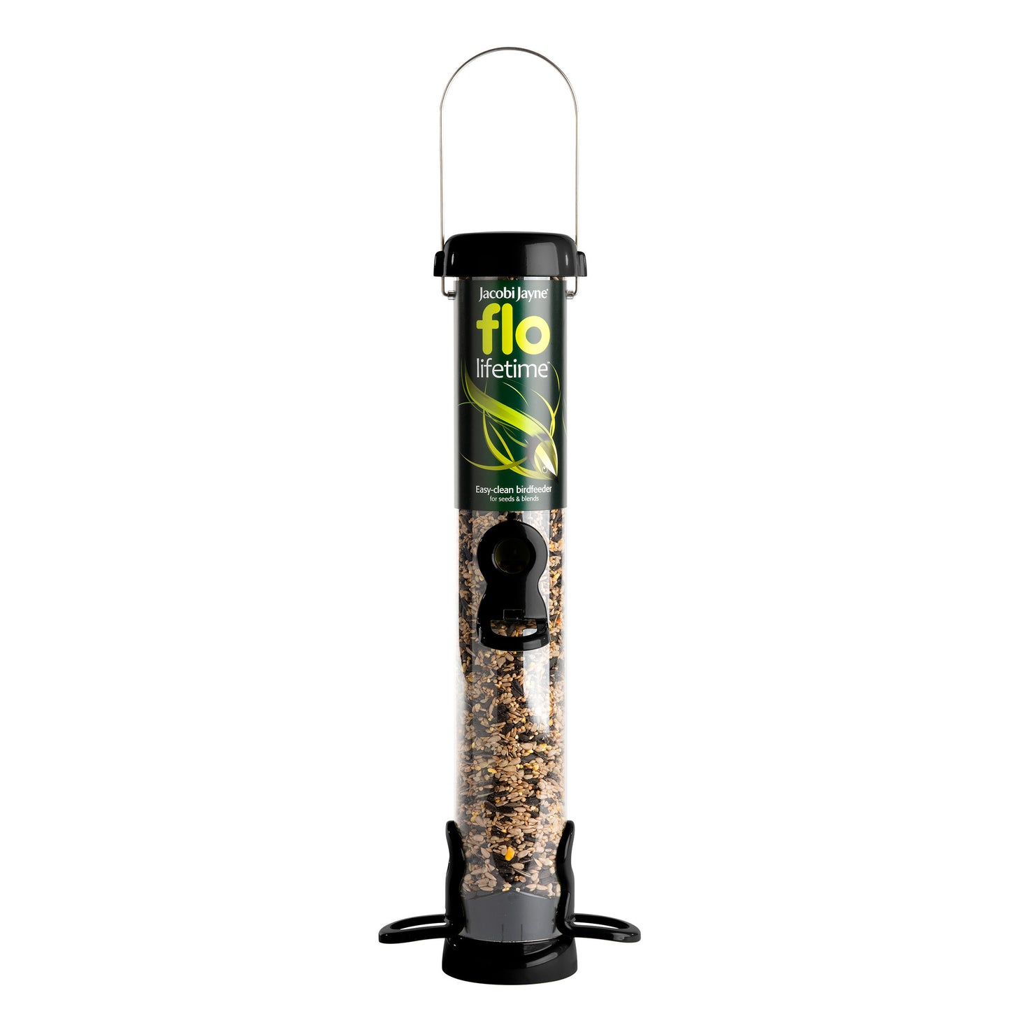 Long plastic UV-resistant tube, designed to attached to seed catchers and trays in order to prevent pidgeons and other large birds from bird feeding on your quality seed mixes, blends, peanuts, suet pellets, sunflower hearts, black sunflower seeds and nyjer seeds. Perfect for attaching to garden poles.