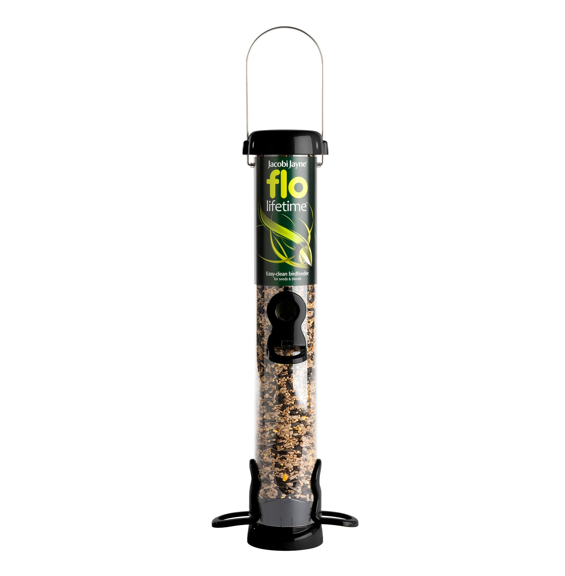 Long plastic UV-resistant tube, designed to attached to seed catchers and trays in order to prevent pidgeons and other large birds from bird feeding on your quality seed mixes, blends, peanuts, suet pellets, sunflower hearts, black sunflower seeds and nyjer seeds. Perfect for attaching to garden poles.