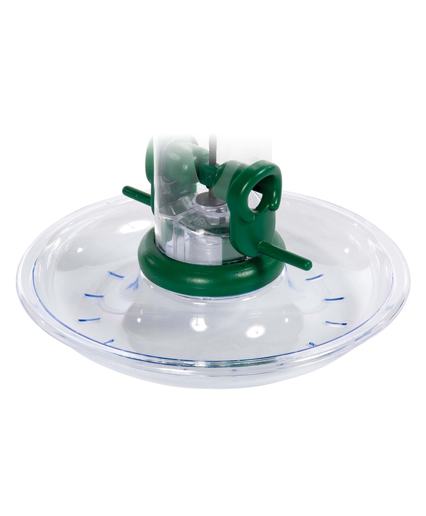 Seed trays fitted with drainage holes and specially designed rounded sides for collecting spilled sunflower hearts, black sunflower seeds, nyjer seeds or seed mixes and blends. Attached to easy-clean bird feeder.